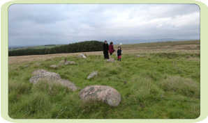 Penhurrock Cairn Circle. Funerary site, possibly post-battle?